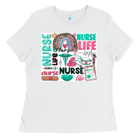 White nurse life Ladies Tee - Zillion Design Studio
