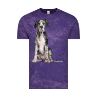 Cloud Purple Great Dane Dog Vintage Tee - LillyAllenDesigns