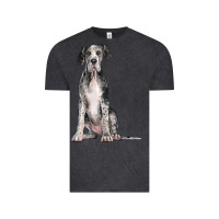 Vintage Black Great Dane Dog Vintage Tee - LillyAllenDesigns