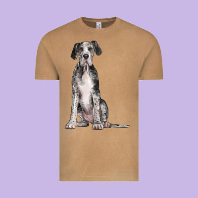 Great Dane Dog Vintage Tee Designed By Lillyallendesigns
