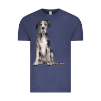 Vintage Denim Great Dane Dog Vintage Tee - LillyAllenDesigns
