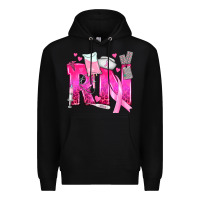 Black Breast Cancer RN Registered Nurse Premium Hoodie - texasbilliewilder