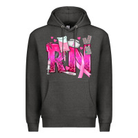 Charcoal Heather Breast Cancer RN Registered Nurse Premium Hoodie - texasbilliewilder
