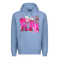 Colony Blue Breast Cancer RN Registered Nurse Premium Hoodie - texasbilliewilder