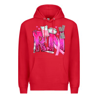 Breast Cancer Rn Registered Nurse Premium Hoodie | Teevron