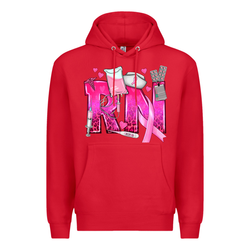 Breast Cancer Rn Registered Nurse Premium Hoodie by texasbilliewilder | Teevron