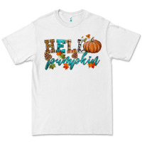 White hello pumpkin Premium Tee - HRA Design Shop