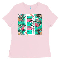 Bubblegum Pink nurse life Ladies Tee - Zillion Design Studio
