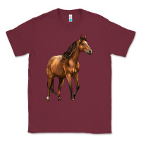 Burgundy Quarter Horse Classic Tee - LillyAllenDesigns