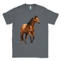 Charcoal Heather Quarter Horse Classic Tee - LillyAllenDesigns