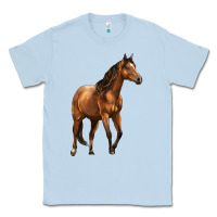 Dusty Blue Quarter Horse Classic Tee - LillyAllenDesigns