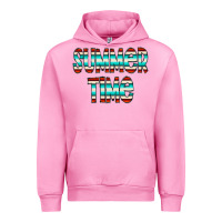 Fuchsia Pink summer time serape doodle Urban Hoodie - CowCowDesign