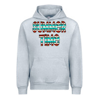Heather Grey summer time serape doodle Urban Hoodie - CowCowDesign
