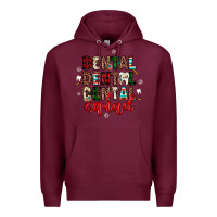 Burgundy Christmas dental squad Premium Hoodie - JahusDesignShop