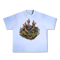 Grape Ice Bird Nest With Baby Birds Urban Heavy Tee - LillyAllenDesigns