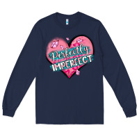 Navy perfectly imperfect Long Sleeve Tee - MaliasSmallBusiness