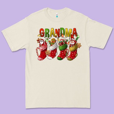 Christmas Grandma Premium Tee Designed By Fadigitalartstudio