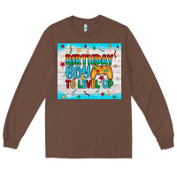 Chestnut birthday boy to level up Long Sleeve Tee - JahusDesignShop