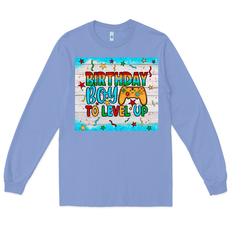 Birthday Boy To Level Up Long Sleeve Tee by JahusDesignShop | Teevron