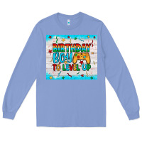Colony Blue birthday boy to level up Long Sleeve Tee - JahusDesignShop