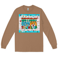 Toasted Coconut birthday boy to level up Long Sleeve Tee - JahusDesignShop