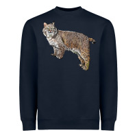 Navy Bobcat Heavyweight Sweatshirt - LillyAllenDesigns
