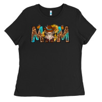 Black mom with bull skull Ladies Tee - texasbilliewilder