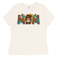 Bone mom with bull skull Ladies Tee - texasbilliewilder