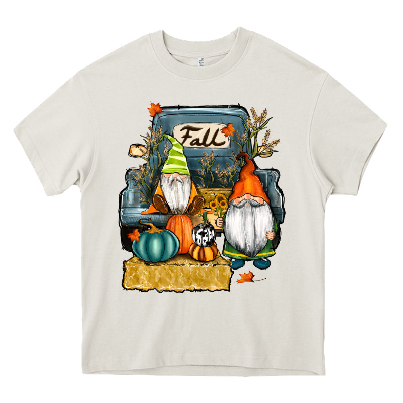 Farm Truck Autumn Gnomes Heavy Core Tee by RanaPortraitStore | Teevron