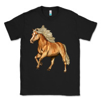 Black Haflinger Horse Classic Tee - LillyAllenDesigns