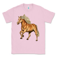 Bubblegum Pink Haflinger Horse Classic Tee - LillyAllenDesigns