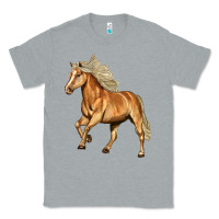 Heather Grey Haflinger Horse Classic Tee - LillyAllenDesigns