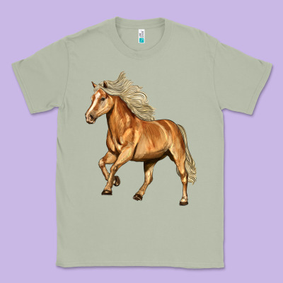 Haflinger Horse Classic Tee Designed By Lillyallendesigns
