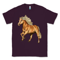 Plum Haflinger Horse Classic Tee - LillyAllenDesigns