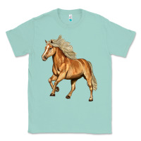 Seafoam Haflinger Horse Classic Tee - LillyAllenDesigns