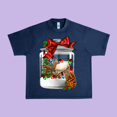 Christmas Cookie Jar Urban Heavy Tee Designed By Jasminsmagicworld