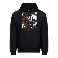 Summer Vibes Brown White Cowhide Urban Hoodie | Teevron
