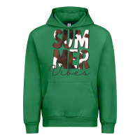 Emerald Summer Vibes Brown White Cowhide Urban Hoodie - CowCowDesign