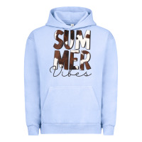 Pigment Grape Ice Summer Vibes Brown White Cowhide Urban Hoodie - CowCowDesign
