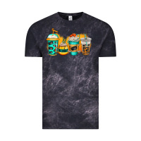 Cloud Black ice hockey coffee Vintage Tee - Jasminsmagicworld