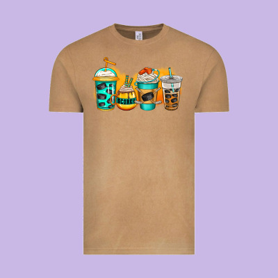 Ice Hockey Coffee Vintage Tee Designed By Jasminsmagicworld