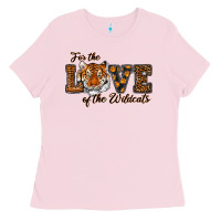 Bubblegum Pink love of the wildcats Ladies Tee - RanaPortraitStore