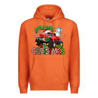 Carrot merry christmas monster truck Premium Hoodie - texasbilliewilder