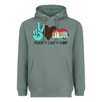 Sage Peace Love Camp Heavyweight Hoodie - Bettercallsaul