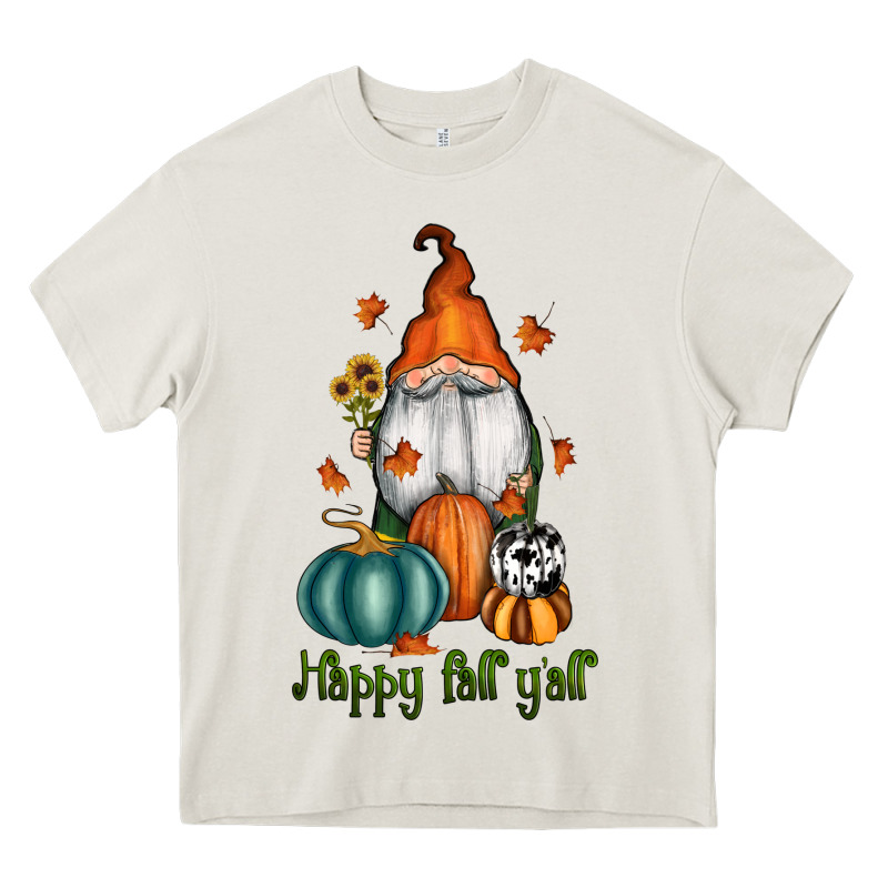 Happy Fall Y'all Gnome Heavy Core Tee by RanaPortraitStore | Teevron