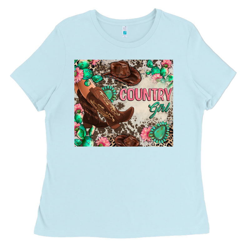 Country Girl Ladies Tee by Zillion Design Studio | Teevron