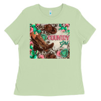 Matcha country girl Ladies Tee - Zillion Design Studio