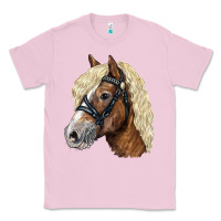 Bubblegum Pink Haflinger Avelignese Horse Classic Tee - LillyAllenDesigns