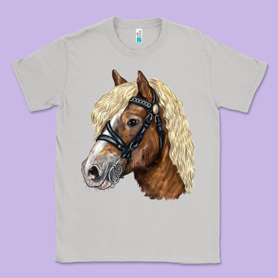 Haflinger Avelignese Horse Classic Tee Designed By Lillyallendesigns