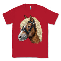 Red Haflinger Avelignese Horse Classic Tee - LillyAllenDesigns